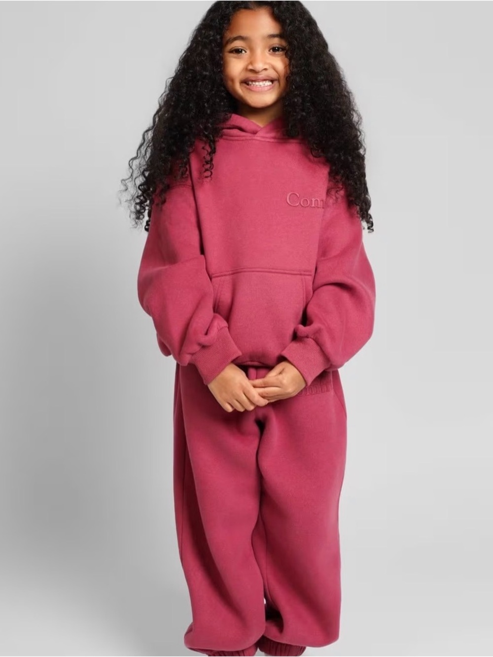 Kids unisex Berry comfrt Hooded Sweatshirt &  Set